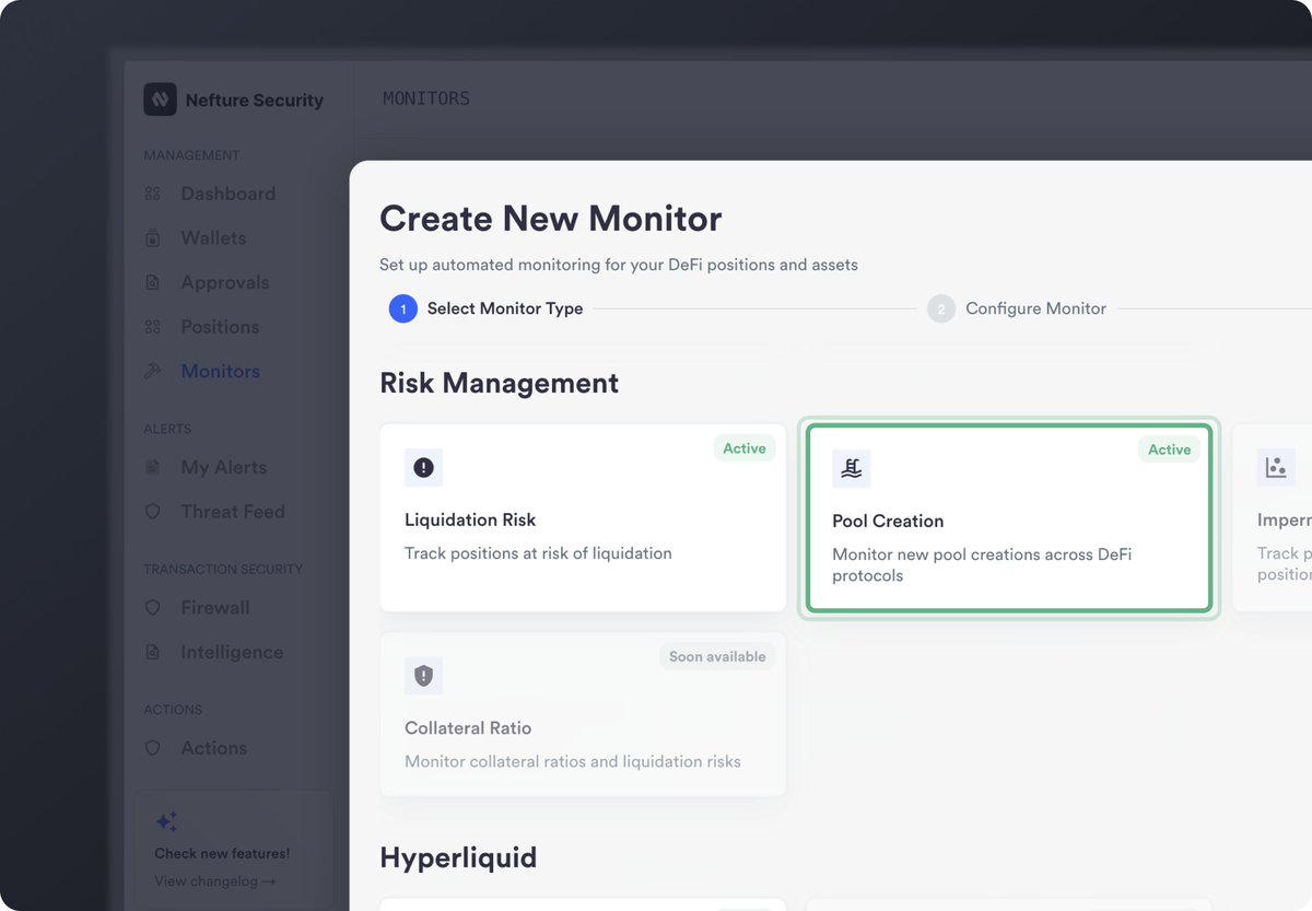 Nefture - DeFi Security Layer (@nefture) on Twitter photo ⚡ MEET THE NEW DEFI POOLS TRACKER ⚡
The creation of new DeFi pools introduces hidden, brutal risks while simultaneously offering high-yield opportunities.
For DeFi investors, staying ahead is a full-time challenge.
New pools launch across multiple protocols at a relentless ⚡ MEET THE NEW DEFI POOLS TRACKER ⚡
The creation of new DeFi pools introduces hidden, brutal risks while simultaneously offering high-yield opportunities.
For DeFi investors, staying ahead is a full-time challenge.
New pools launch across multiple protocols at a relentless