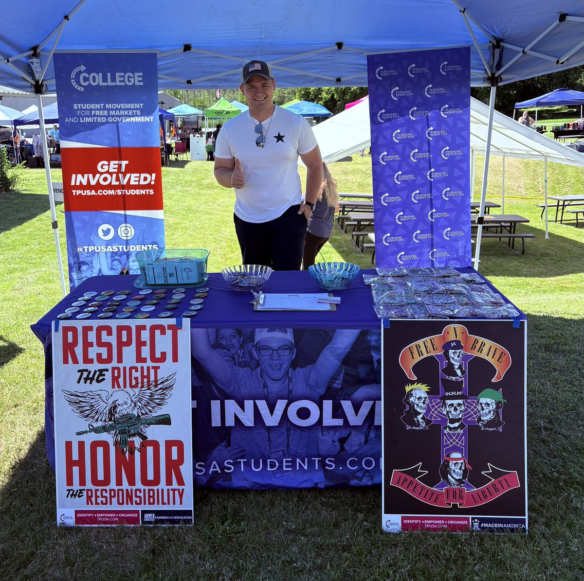 astpierre55's tweet image. The Adirondack Veteran’s Festival was a blast this weekend 🇺🇸
Always grateful to honor our service members and represent @TPUSA 🦅 We are truly generating change within our communities!!!
#ThankYouVeterans #Community #BuildingTheMovement
