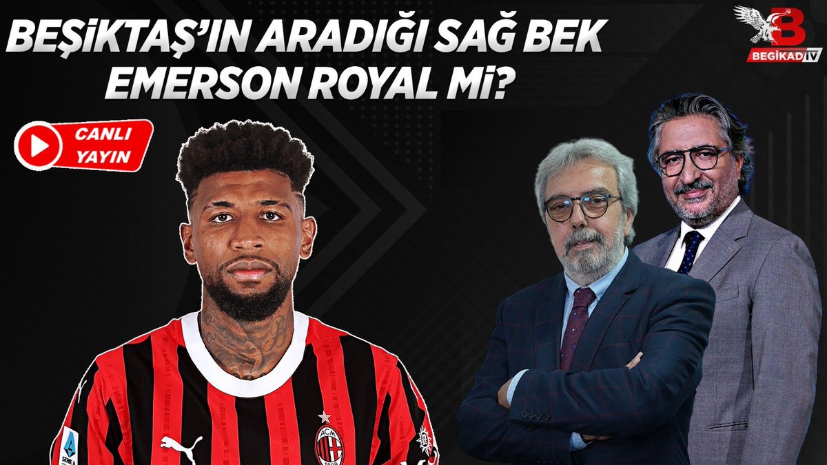 BEGİKAD TV (@begikadtv) on Twitter photo 🚨 Canlı yayındayız!
❓ Beşiktaş'ın aradığı sağ bek Emerson Royal mi?
🗣️ Serdar Sarıdağ ile Onnik Azinyan, Beşiktaş Transfer Raporu'nda son gelişmeleri değerlendiriyor.
📺 ytbe.app/go/yiZ6mg9G
🎙️ <a href="/serdarsaridag/">Serdar Sarıdağ 🇹🇷</a> x <a href="/OAzinyan/">onnik azinyan</a> 🚨 Canlı yayındayız!
❓ Beşiktaş'ın aradığı sağ bek Emerson Royal mi?
🗣️ Serdar Sarıdağ ile Onnik Azinyan, Beşiktaş Transfer Raporu'nda son gelişmeleri değerlendiriyor.
📺 ytbe.app/go/yiZ6mg9G
🎙️ <a href="/serdarsaridag/">Serdar Sarıdağ 🇹🇷</a> x <a href="/OAzinyan/">onnik azinyan</a>