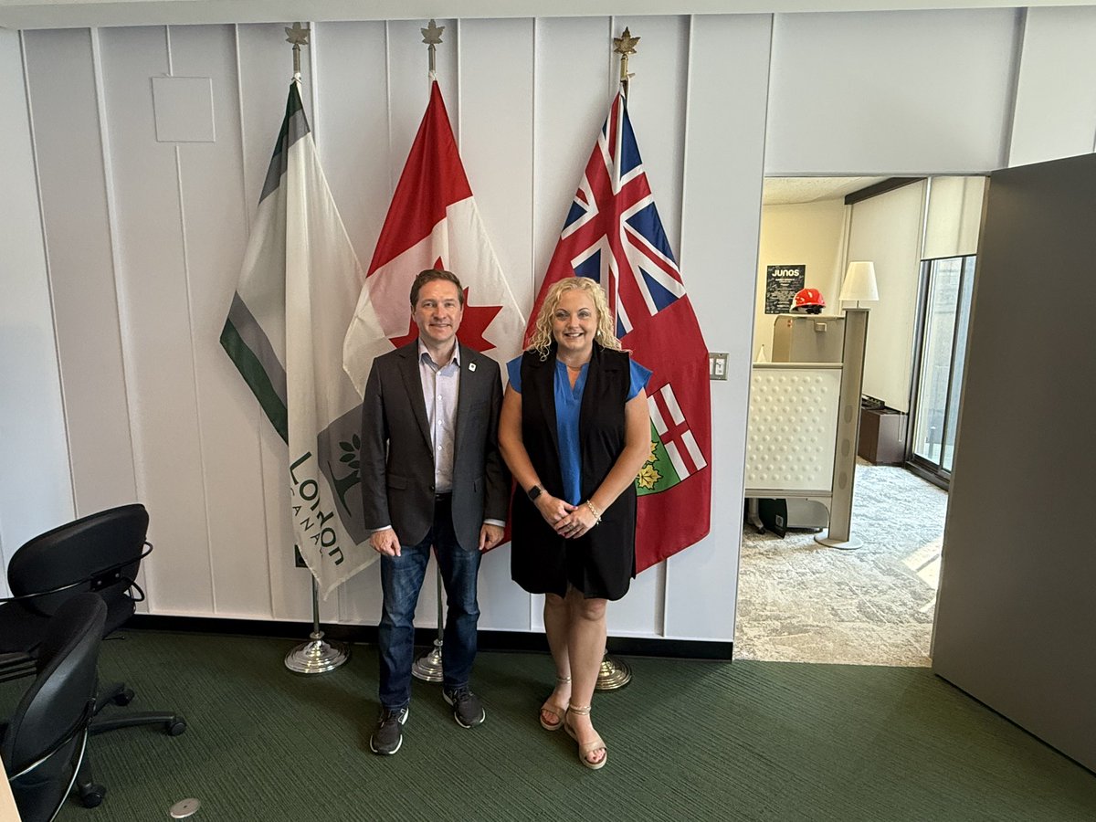 Lianne_Rood's tweet image. Great to meet with Mayor @JoshMorganLDN in London to talk about key priorities for our region. 🤝
We discussed public transportation, bail reform, and ways to attract business investment to help our communities grow and thrive.
Collaboration at all levels is essential to…