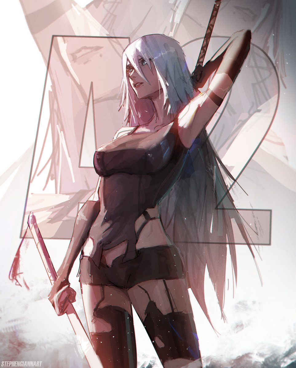 stephengiannart's tweet image. A2 from NieR: Automata