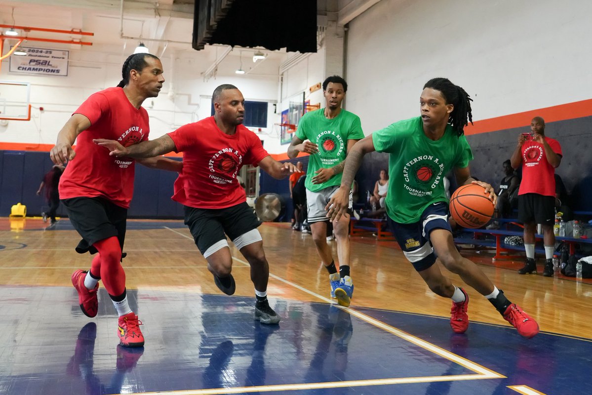 FDNY's tweet image. On Saturday, the Vulcan Society hosted a competitive 3v3 basketball tournament at Captain Vernon A. Richard High School. The event brings the community together for a day of fun, connection, and friendly competition.