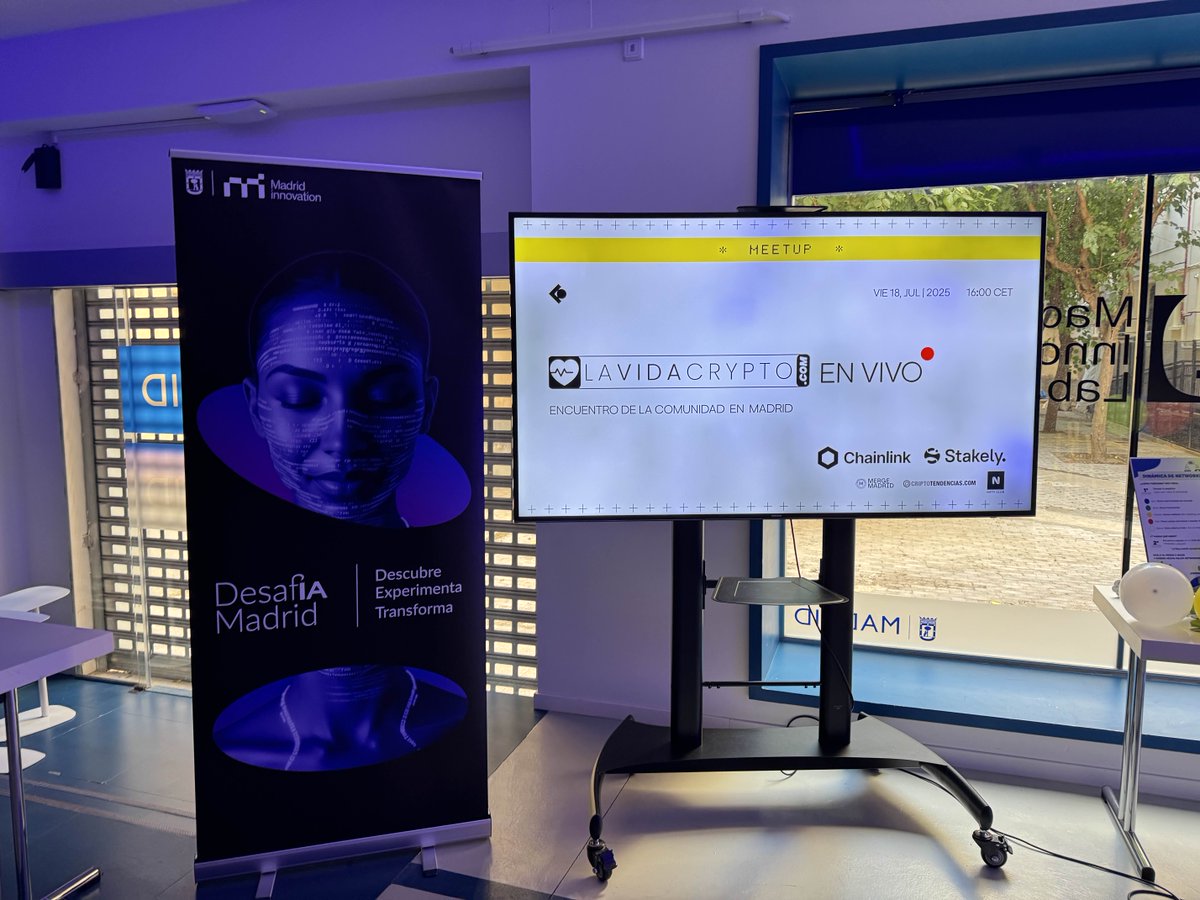 Stakely (@stakely_io) on Twitter photo Last Friday we went live for ep. #150 of <a href="/CryptoDays_xyz/">CryptoDays</a> x <a href="/LaVidaCrypto_/">LaVidaCrypto</a>! 🎙️
Our co-founder <a href="/Pacobits/">🐼 Pacobits</a> joined <a href="/CriptoRoberto/">Roberto Sanz ⚡️</a>, <a href="/Betoken_io/">BeToken by Beself Brands</a>, <a href="/cysae_legal/">Cysae Legal</a>, <a href="/Alastria_/">Alastria Blockchain Ecosystem</a> & more to talk staking, node ops, and the future of Web3. Proud sponsors & speakers 🤝
Web3 in Spain keeps Last Friday we went live for ep. #150 of <a href="/CryptoDays_xyz/">CryptoDays</a> x <a href="/LaVidaCrypto_/">LaVidaCrypto</a>! 🎙️
Our co-founder <a href="/Pacobits/">🐼 Pacobits</a> joined <a href="/CriptoRoberto/">Roberto Sanz ⚡️</a>, <a href="/Betoken_io/">BeToken by Beself Brands</a>, <a href="/cysae_legal/">Cysae Legal</a>, <a href="/Alastria_/">Alastria Blockchain Ecosystem</a> & more to talk staking, node ops, and the future of Web3. Proud sponsors & speakers 🤝
Web3 in Spain keeps