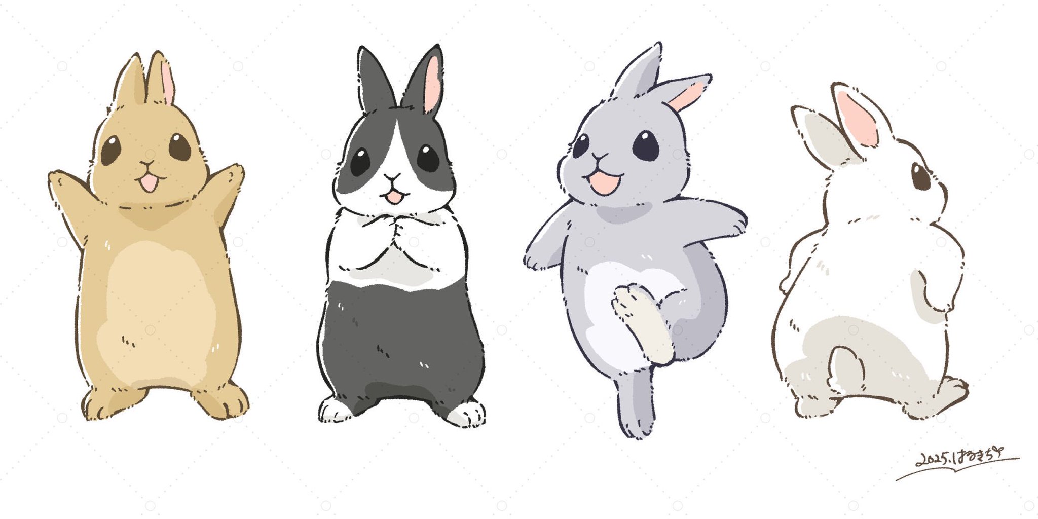 はるきち｜うさぎの絵描き on X: 