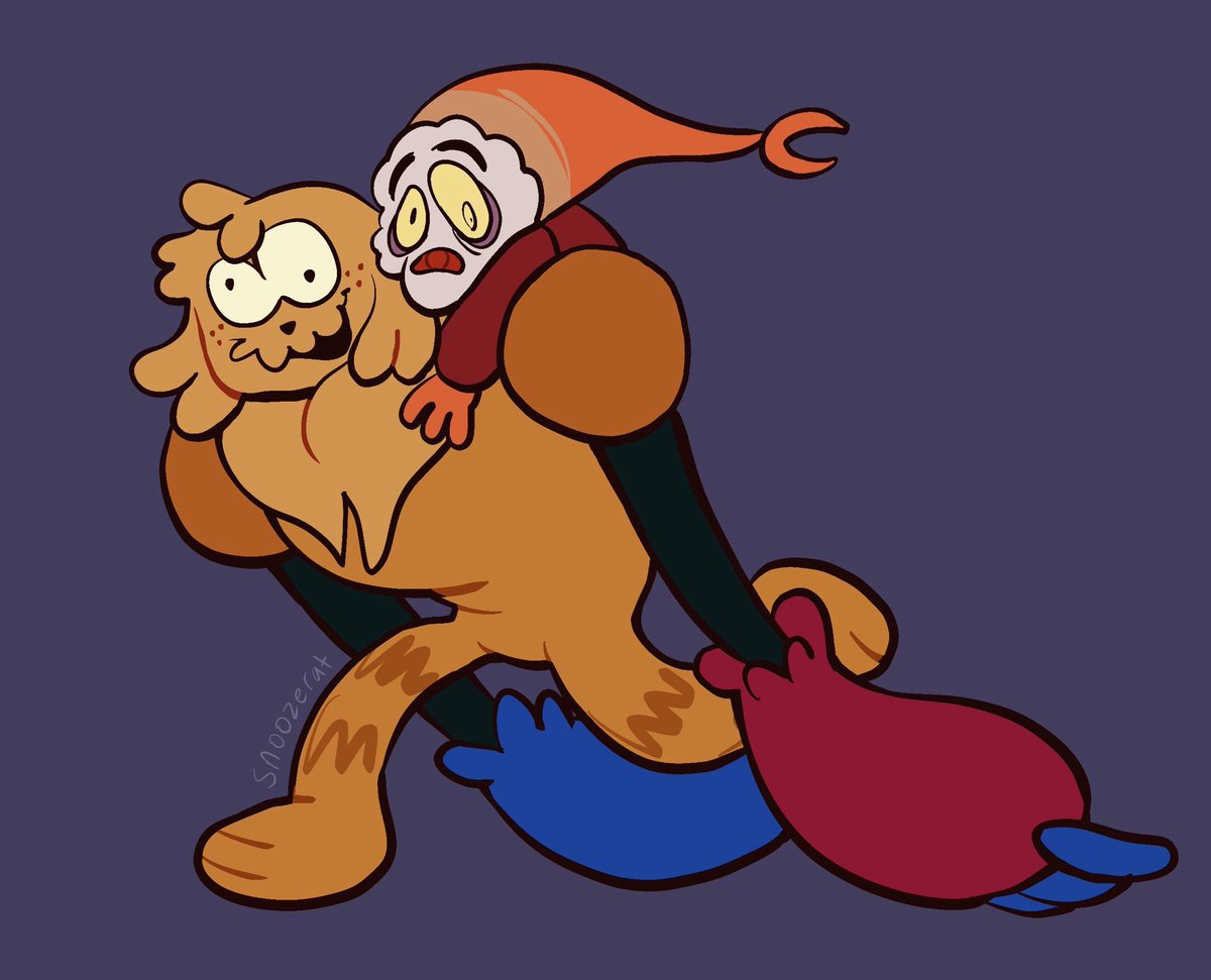 SnoozeRat's tweet image. Shrimpo when he agrees to frolic and play #angryhugs