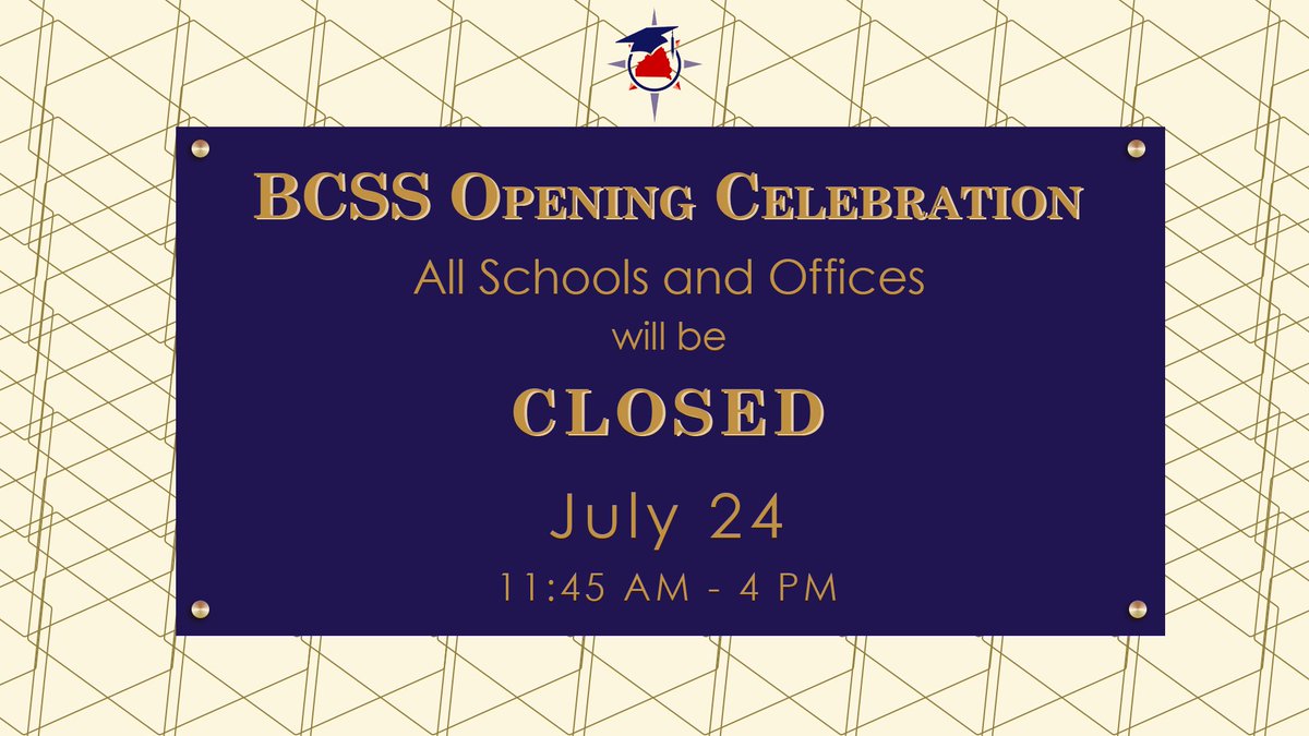 The Butts County School System offices and schools will be closed on Thursday, July 25 from 11:45 AM – 4 PM for our Opening Celebration.
We will reopen on Friday, July 26 at 8 AM.