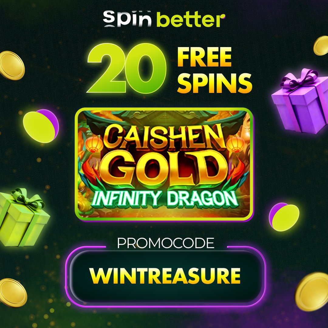 🐲 The promo code WINTREASURE is waiting for you!
Enter the promo code and grab 20 free spins in Caishen Gold: Infinity Dragon!

📅 Only valid from July 21 to 24
 ⚠️ Conditions: 2 deposits, no active bonuses
 💸 Wager: x35

⏳ Time won’t wait — activate and spin while the chance