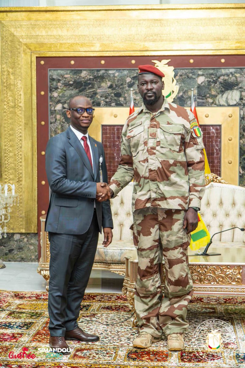 Following the receipt of the draft Constitution, I had the privilege of receiving sound and clear directives from <a href="/presi_doumbouya/">Président Mamadi Doumbouya</a>, on the conductt of sustainable peace and development oriented FP of 🇬🇳 in our diplomatic engagements with all countries of our jurisdiction