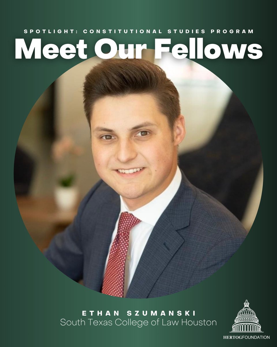 HertogFDN's tweet image. Meet our 2025 Fellows from Texas!
Alison Eng is a graduate of @UTAustin, where she studied Political Philosophy. @UT_Civitas
Gavin Monk is a senior Political Science major at @tamu.
Ethan Szumanski graduated as salutatorian from @STCL_Houston.