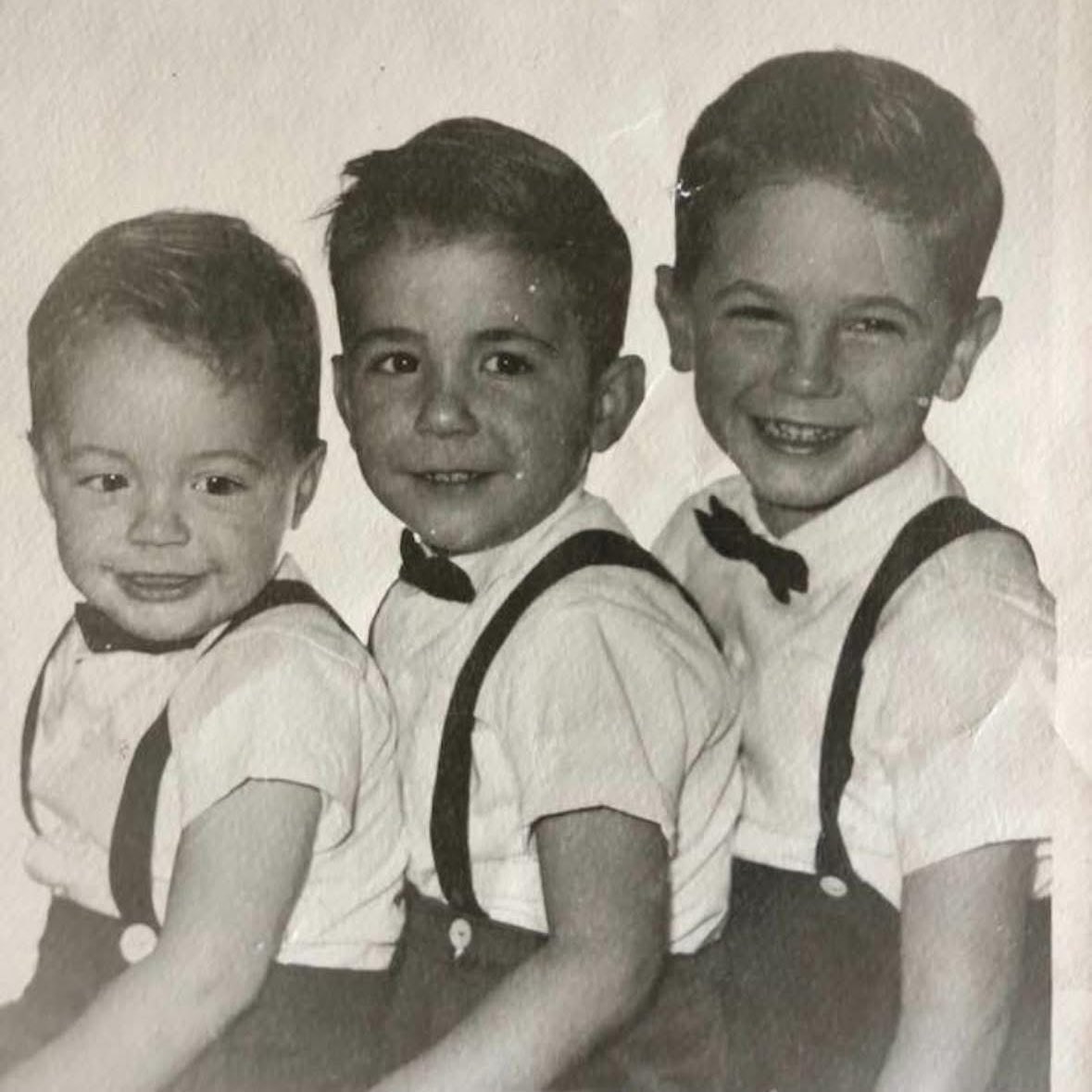 infinitethird's tweet image. My dad and his two younger brothers. Gary in the middle is the only one still living