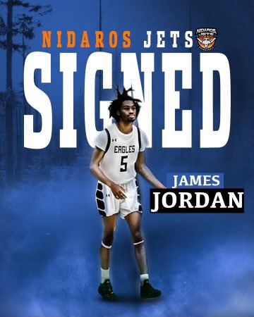 Congrats to James Jordan (‘23) on singing a contract with the Nidaros Jets in Norway’s top league!  🇳🇴 #Eaglesflyhigh🦅