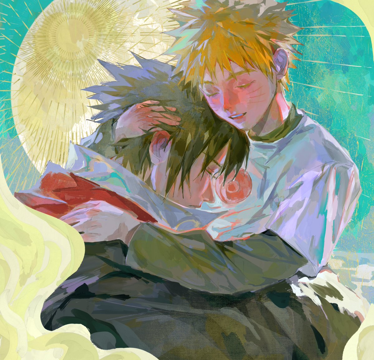 guyouuda's tweet image. I&apos;ll fix you with my love
#sasunaru #サスナル #佐鸣