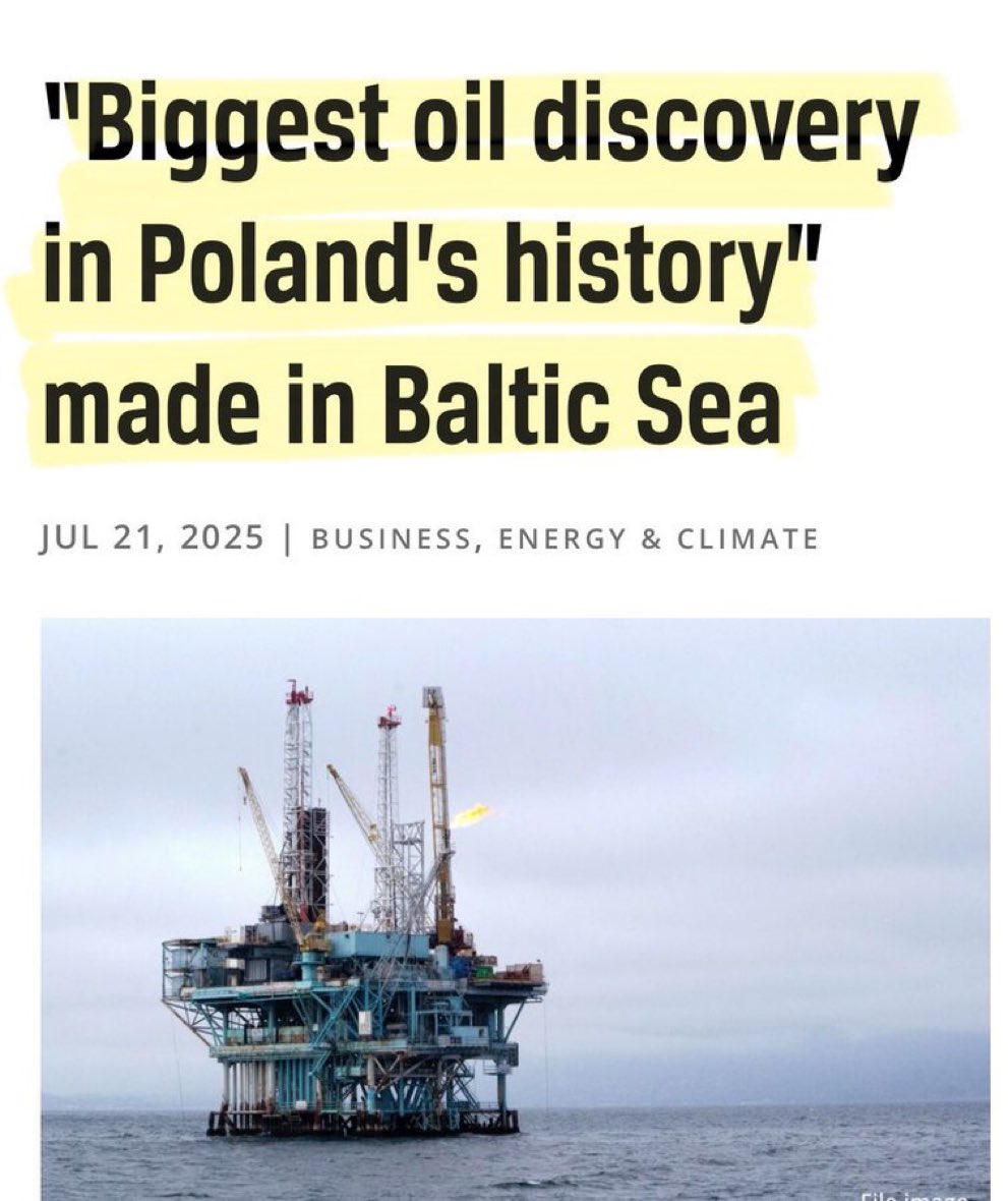 neolatyno's tweet image. 🇵🇱| Poland has found a huge oil deposit.
I’m happy for my polski broski but now they’re not gonna shut up about it for a century! 🛢️⛽️🙈🙊🙉