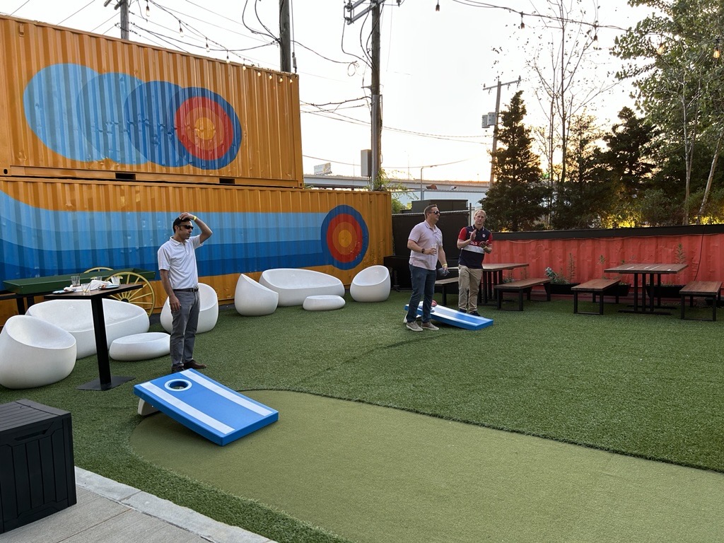 ArchPainting's tweet image. Smiles, games, and a little friendly competition. The Arch Painting team had a company offsite last week where we bonded, laughed, and competed at @urbanwildboston. Here’s to great people and even better memories! 😊
•
•
•
#urbanwild #archpainting #teammembers #companyoffsite