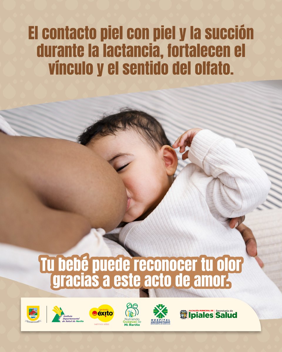 👃🏼🤱 Tu bebé no solo se alimenta de leche, también de tu olor, tu piel y tu amor.

Fortalece el vínculo y activa sentidos esenciales desde el primer día.

La lactancia también es una conexión emocional.

#Lactatón
#IDSNEstáContigo