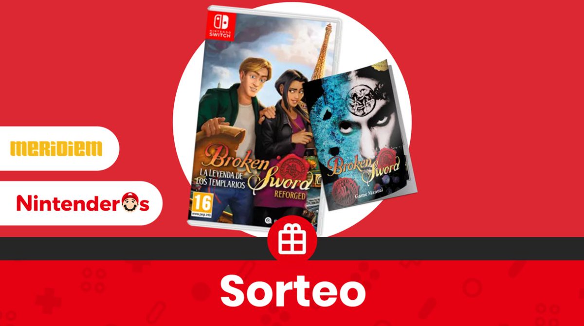 ¡Sorteamos una copia física de Broken Sword - La leyenda de los templarios: Reforged +manual para Nintendo Switch!

1⃣ Sigue a <a href="/MeridiemGames/">Meridiem</a> y <a href="/Nintenderos/">Nintenderos</a> 
2⃣ RT aquí 
3⃣ Comenta con #BrokenSword

¡Suerte! - nintenderos.com/2025/07/sortea…