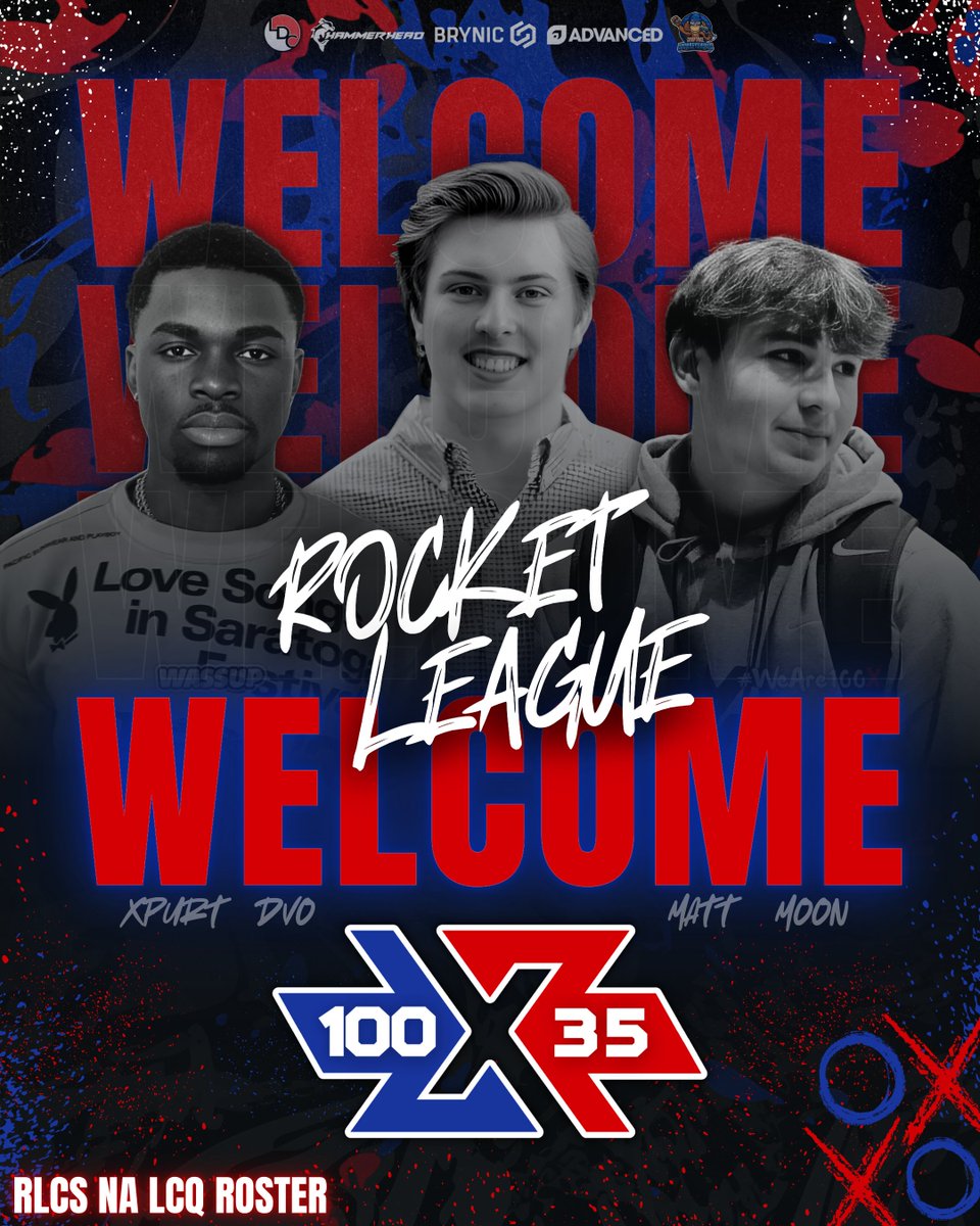 100X35 Esports (@100x35esports) on Twitter photo ๐จ THE WAIT IS FINALLY OVER!!!
Introducing your 100X35 Esports Roster for RLCS NA Last Chance Qualifier!
๐<a href="/xpurtrl/">xprt</a>
๐<a href="/dauntrl/">matt ๐บ๐ธ</a>
๐<a href="/tbedeevo/">deevo</a>
๐ง <a href="/Lunavarious/">M โ โ N</a> (C)
๐ผ<a href="/wolvie_rl/">Wolvie</a> (M)
๐<a href="/indigo_RL/">Indigo</a> (S)
Time to say Wassup to the world and take it all HOME!
#WeAre100X ๐จ THE WAIT IS FINALLY OVER!!!
Introducing your 100X35 Esports Roster for RLCS NA Last Chance Qualifier!
๐<a href="/xpurtrl/">xprt</a>
๐<a href="/dauntrl/">matt ๐บ๐ธ</a>
๐<a href="/tbedeevo/">deevo</a>
๐ง <a href="/Lunavarious/">M โ โ N</a> (C)
๐ผ<a href="/wolvie_rl/">Wolvie</a> (M)
๐<a href="/indigo_RL/">Indigo</a> (S)
Time to say Wassup to the world and take it all HOME!
#WeAre100X