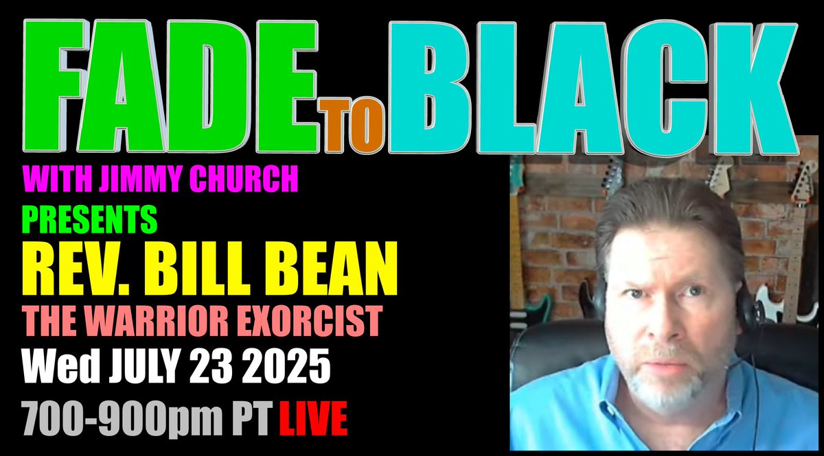 JChurchRadio's tweet image. This Week on FADE to BLACK:
Mon: Michael Cremo
Forbidden Archeology
Tues: Sir Blake Sinclair
The Sinclairs and UFOs
Wed: Rev Bill Bean
Warrior Exorcist and UFOs
Thur: Paul Rimmasch
Police and the Paranormal
#f2b #media #ufo #breakingufo
#disclosure #conspiracy #radio…