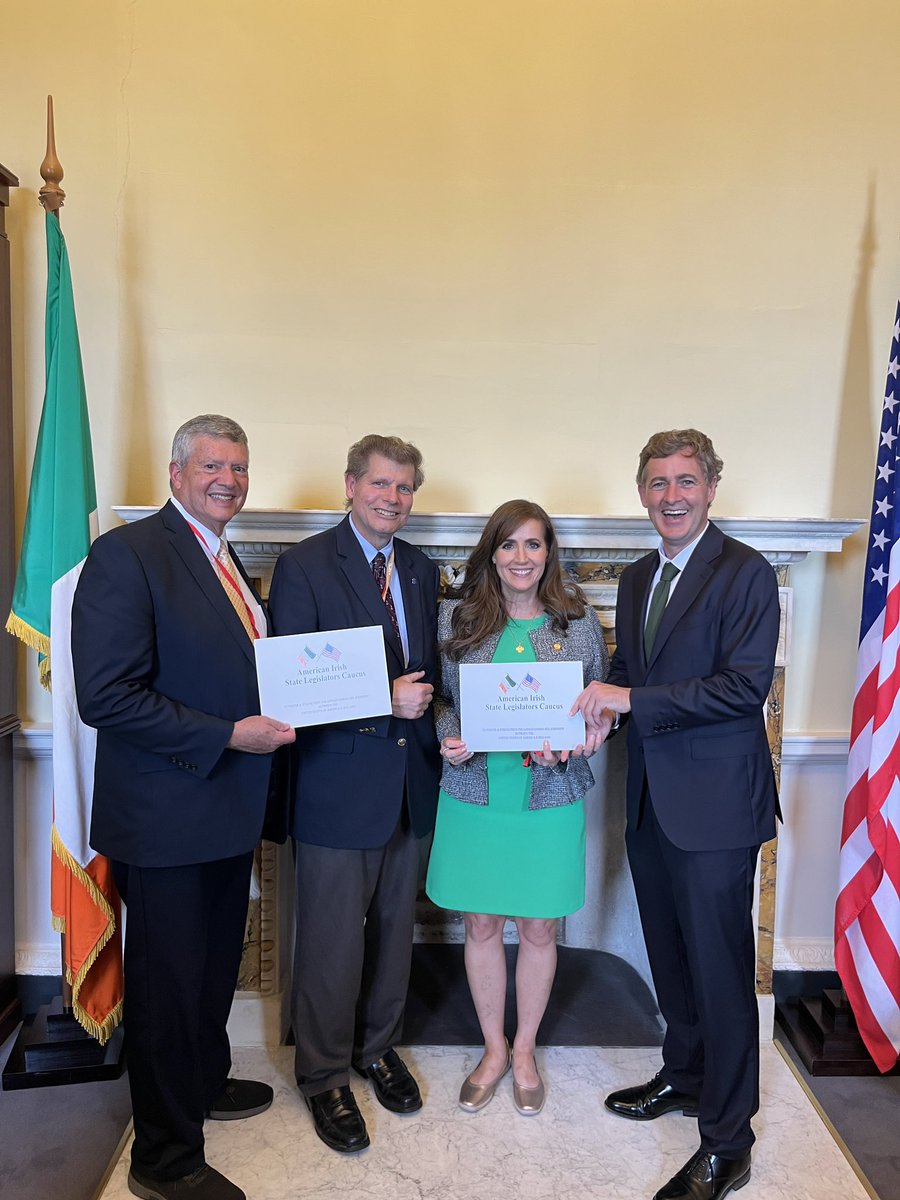 theresagavarone's tweet image. Last week, I had the incredible opportunity to join a bipartisan group of legislative leaders from across the country in Ireland as part of the National Conference of State Legislatures Legislative Study Tour. We toured the Irish Parliament in Dublin and met with Ireland’s Senate…
