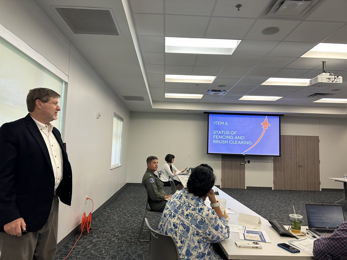 cooktx's tweet image. Great Regional Coordination Committee meeting today on the base updates.
Capt. Beau Hufstetler provided important info on NAS JRB FTW and Capt. Hunter Bankart with the Tactical Support Wing provided updates to flying ops at the base.
Dan Kessler with NCTCOG gave an overview…
