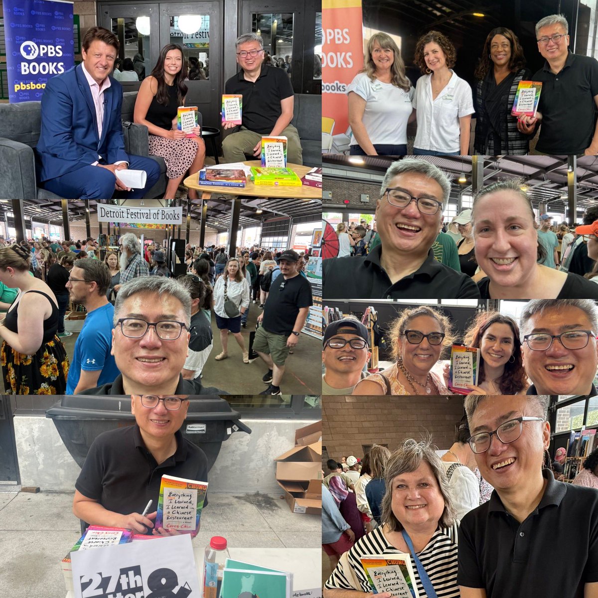 Thanks @detbookfest <a href="/mihumanities/">Michigan Humanities</a> <a href="/pbsbooks/">PBS Books</a> @caamedia <a href="/27thletterbooks/">27thletterbooks</a> @bookbeatdetroit @nextchapterbooksdetroit for a wonderful weekend. Look forward to coming back next year!