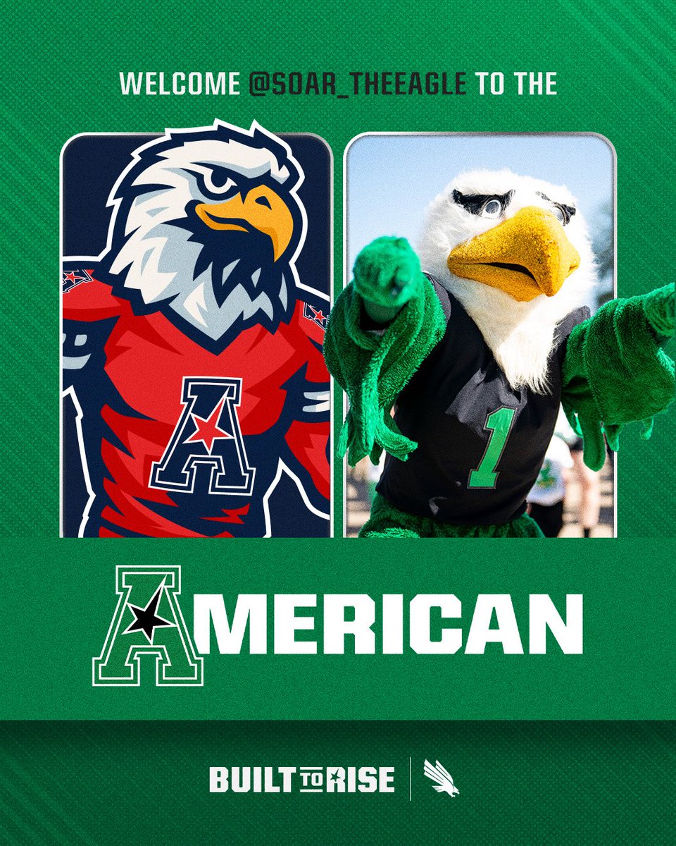 MeanGreenSports's tweet image. There’s always room for more eagle mascots in this league!
Welcome to the party @Soar_TheEagle!
#GMG🦅 | #BuiltToRise