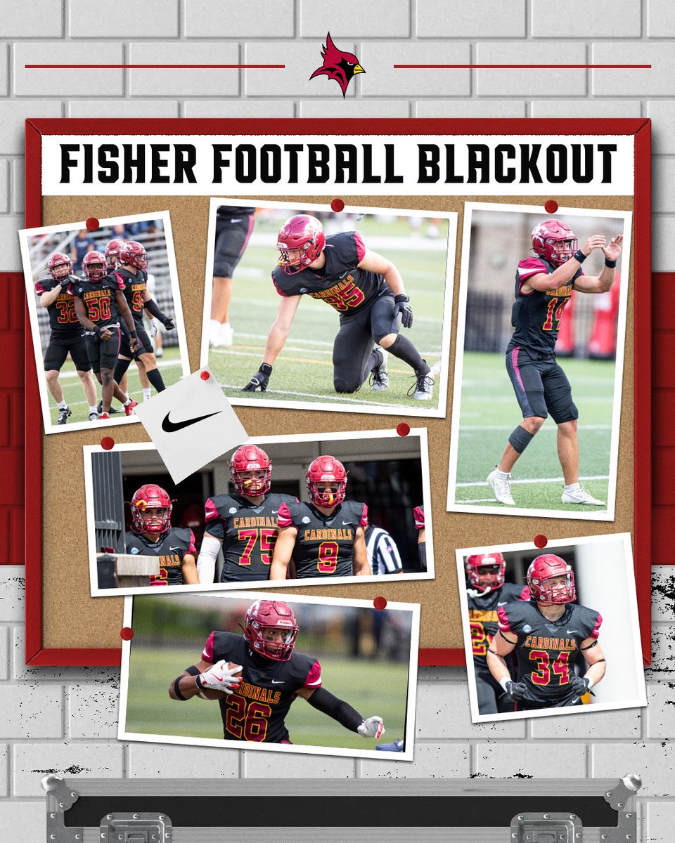 Missing this combo! 🔥

🔴Less than 47 days until we kickoff the 2025 Fisher Football Season in New Jersey ( Robert T. Shields Field, 9/6 at 12:00 p.m.) 🟡

#RollCards⚫️