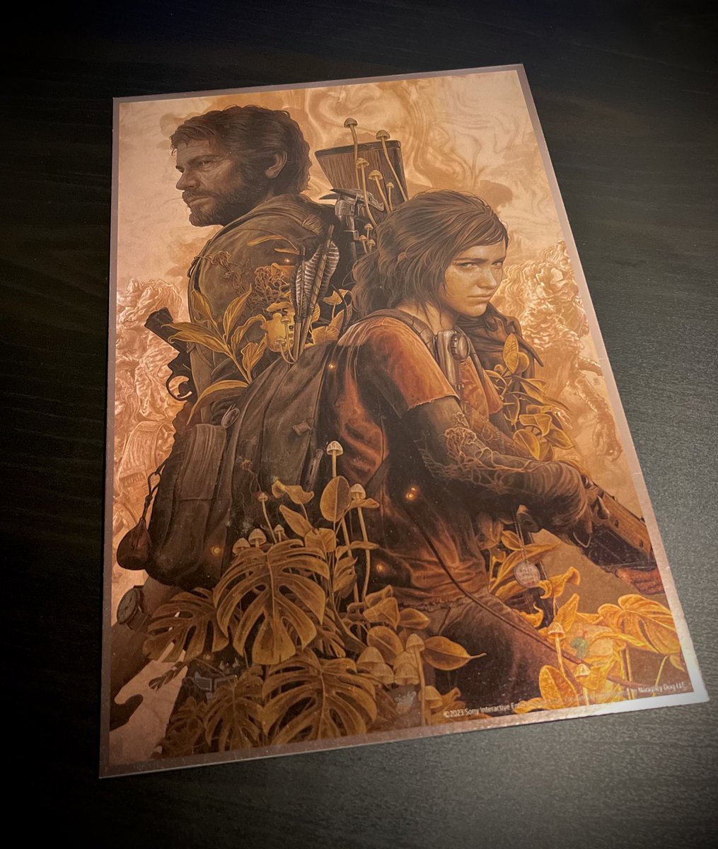 JustMeeVicky's tweet image. Absolutely in love with this artwork included from the new The Last Of Us Collector’s Edition!
#TheLastOfUs #PlayStation @PlayStationUK