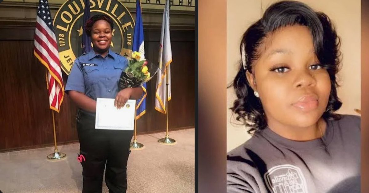 FBAGoddess444's tweet image. The former Louisville, Kentucky, police officer convicted of a civil rights offense in relation to the death of Breonna Taylor is scheduled to be sentenced today in federal court.
Brett Hankison was found guilty of one count of violating Taylor's civil rights after he blindly…
