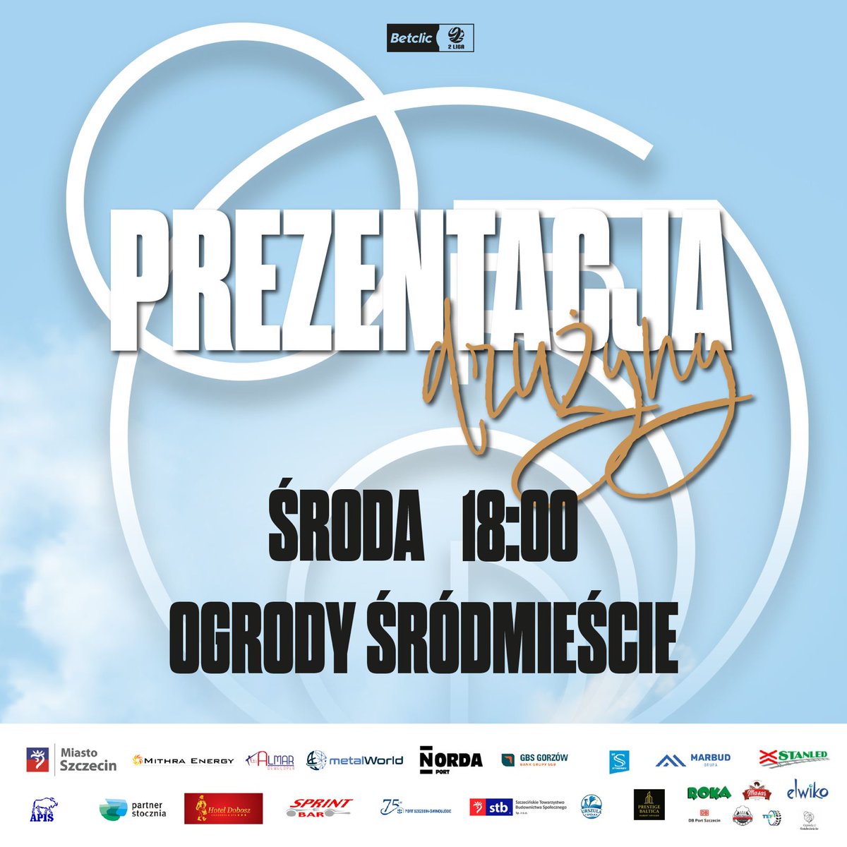 SSkolwin's tweet image. Już w środę prezentacja drużyny w Ogrodach Śródmieście ⚽️⚪️🔵

W najbliższą środę, przed inauguracją rozgrywek 2.Ligi z KKS-em Kalisz, nasi piłkarze po raz pierwszy zaprezentują się w nowych trykotach meczowych, wraz z nowymi sponsorami klubu.

Liczymy, że rozpoczynamy nowy…