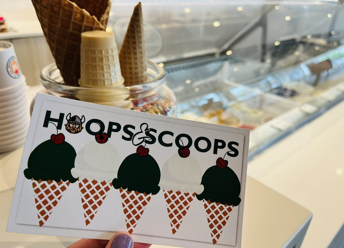 CSU_Athletics's tweet image. 𝗛𝗼𝗼𝗽𝘀 &amp;amp; 𝗦𝗰𝗼𝗼𝗽𝘀🍦 is back! Head to @MitchellsCleve in Solon between 6:00-8:00 tomorrow night to hang out with @csu_basketball, @CSU_WBasketball, @CSUVikingsLax &amp;amp; @CSU_MTennis!

As always, FREE ice cream for the first 10 fans in @CLE_State gear!