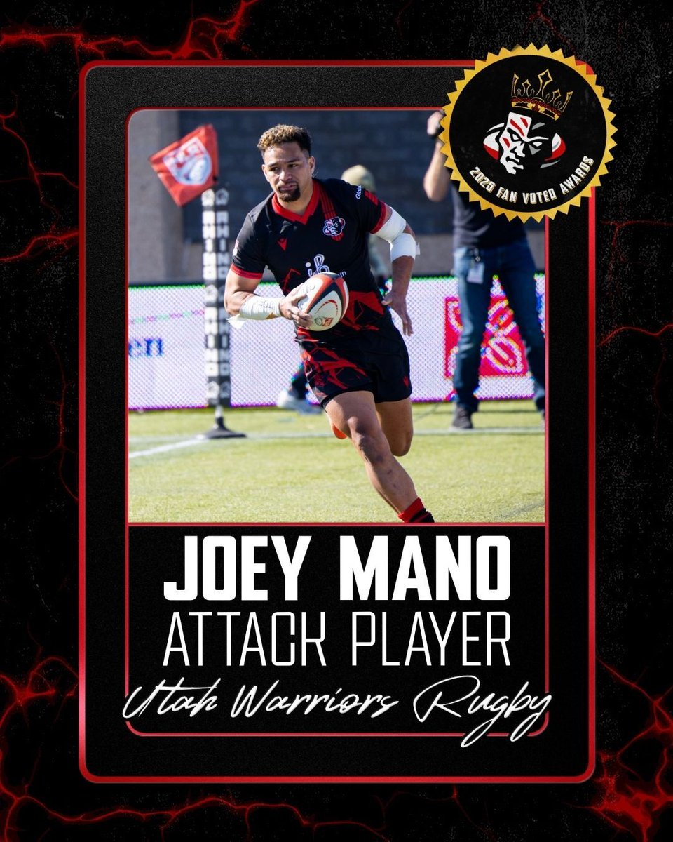 utwarriorsrugby's tweet image. FAN VOTED. WARRIOR NATION APPROVED. Huge congrats to our 2025 Fan Voted Award winners.
Thanks to every fan who voted and helped spotlight the stories that defined our season.
Already fizzing for 2026 and the epic moments still to come.
Lock in '26 Season Tickets: 801-477-7652