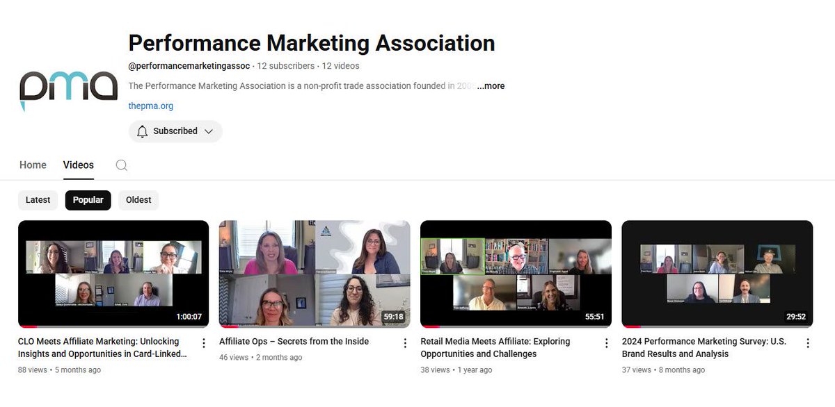 Have You Checked Out the PMA YouTube Channel?  buff.ly/qLg9lQp