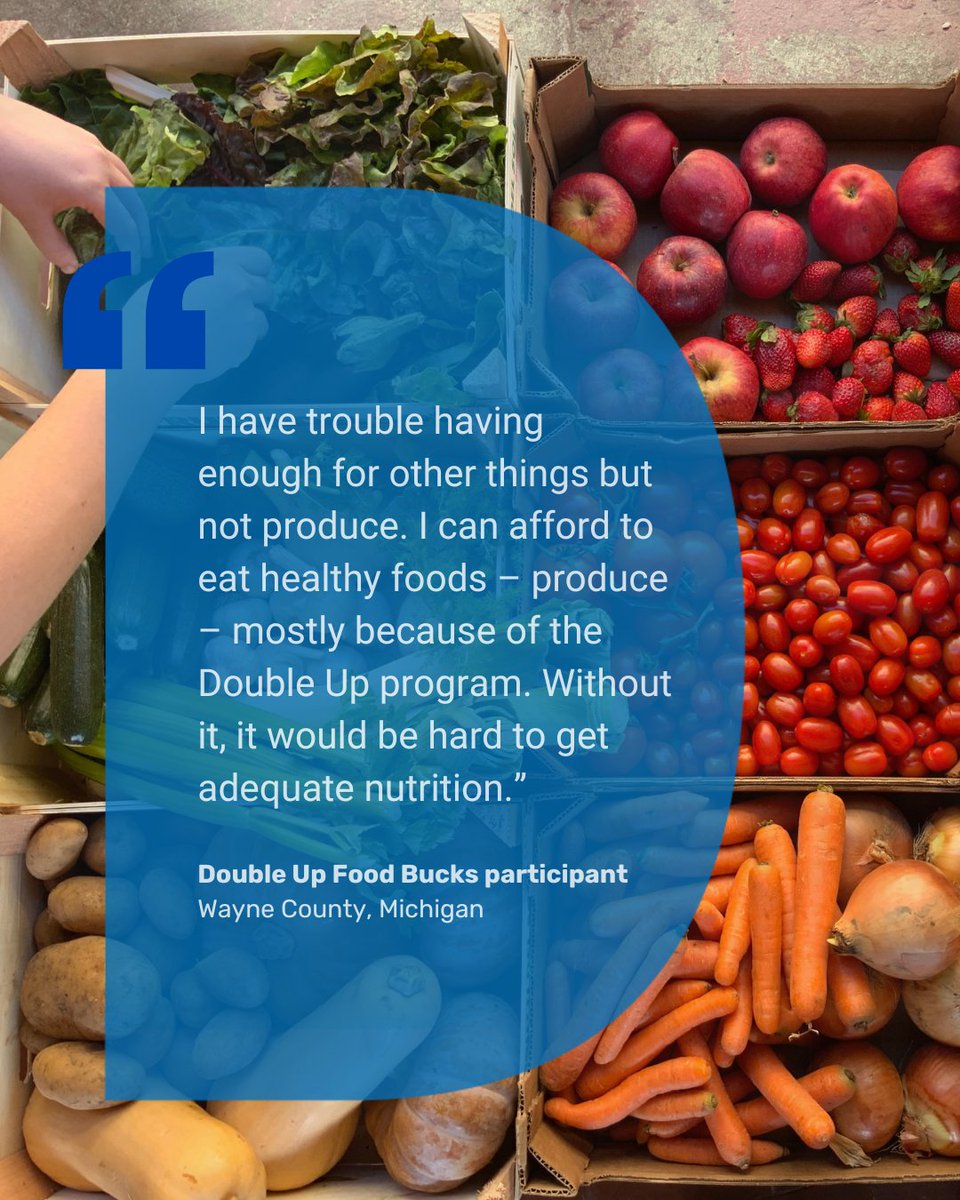 DalioDotOrg's tweet image. Food is a powerful tool — not only for immediate impact but also for long-term systems change that keeps families and communities strong, from the ground up.
Fair Food Network is expanding its Double Up Food Bucks program, bringing healthy food to more people in more places.…