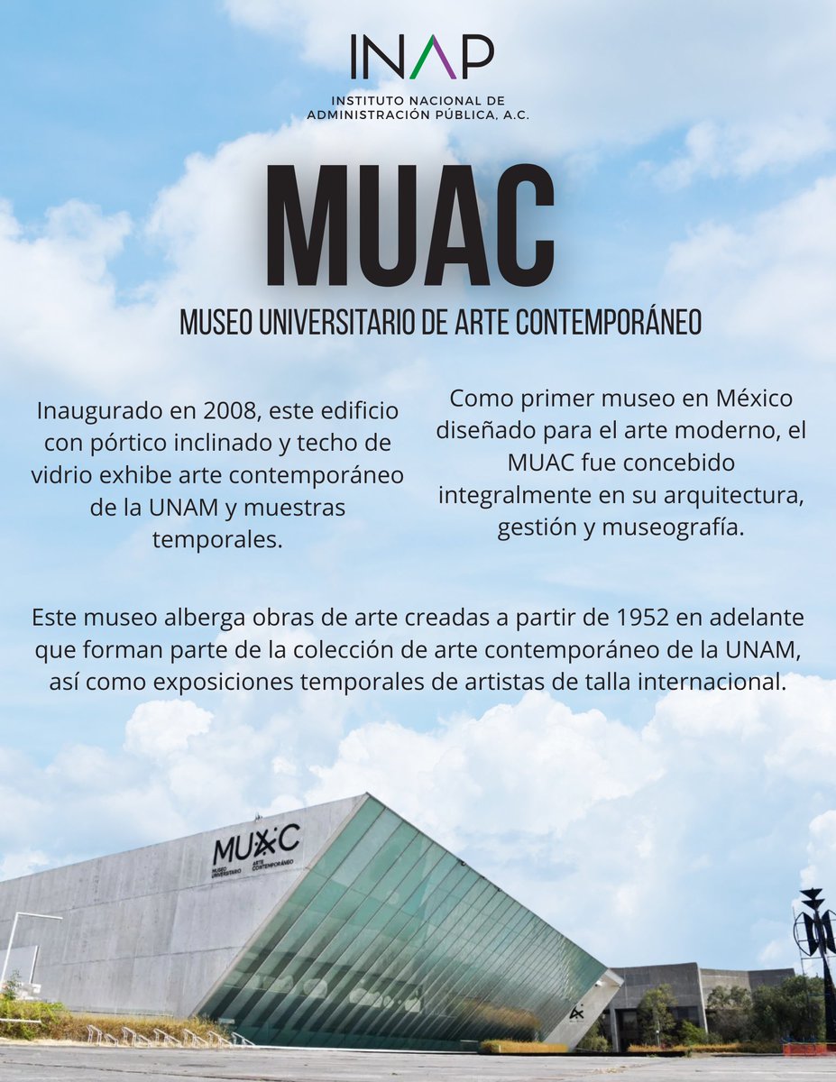 🖼️El museo Universitario de Arte Contemporáneo, nació como un espacio para el arte critico y contemporáneo, abierto al debate y la disidencia. 

#MUAC #ArteYProtesta