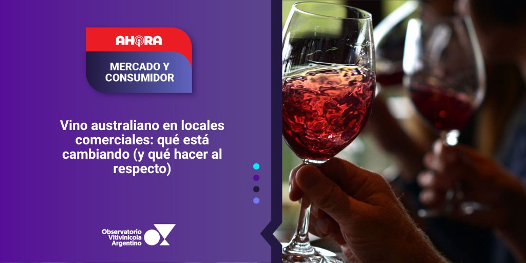 🔴 AHORA⎥ MERCADO Y CONSUMIDOR 
Vino australiano en locales comerciales: qué está cambiando (y qué hacer al respecto)
observatoriova.com/ahora/vino-aus…
Conocé todas nuestras alertas en 📷 observatoriova.com/ahora/ #AhoraOVA #MercadoyConsumidor