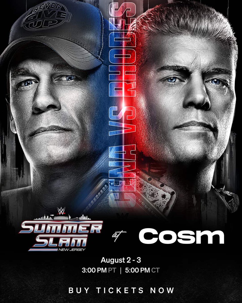 CosmLosAngeles's tweet image. The biggest party of the summer just got even bigger 🎉🔥
@WWE SummerSlam is coming to The Dome at Cosm on Aug 2nd.
Step out of the heat and into the action with SummerSlam in #SharedReality
🎟️ Reserved Dome seating starting at $88. Limited seats available — grab yours now!