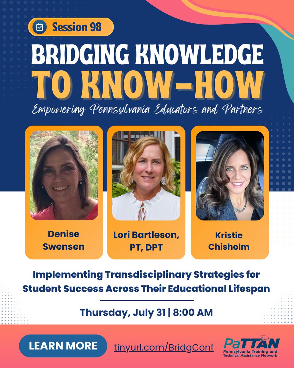 pattanupdates's tweet image. Want to learn how #TeamBasedLearning supports #StudentSuccess? Or the ethics of decision-making for #BehaviorAnalysts? 💡Join these experts in the field on Thursday, July 31 at #BK2KH2025! 🎉 tinyurl.com/BridgConf