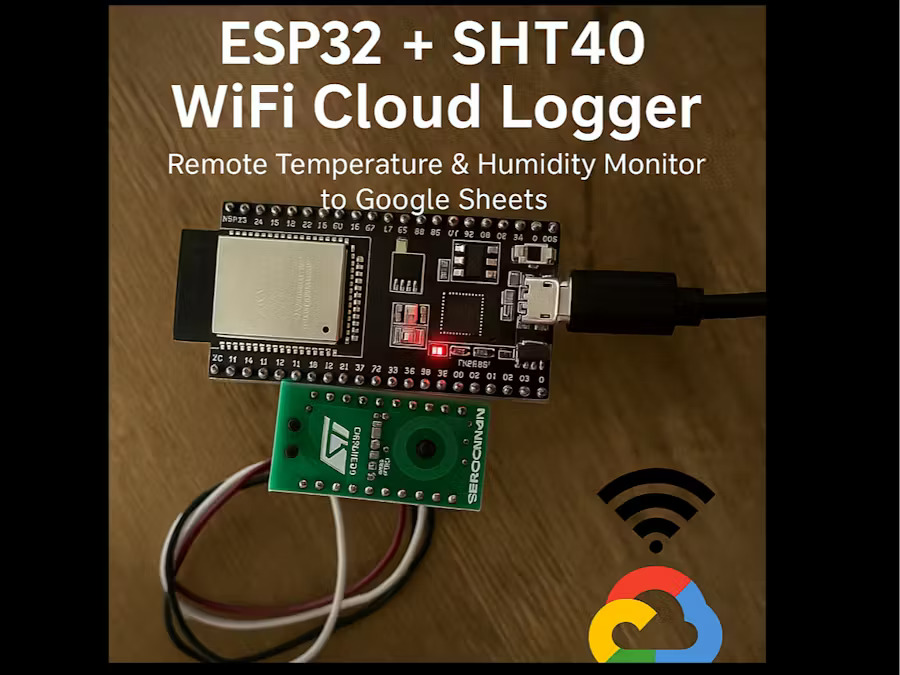 Build a remote temp &amp; humidity logger with #ESP32 and SHT40. Stream live data straight into Google Sheets via Wi-Fi and a simple script. Perfect for everyone needing real-time environmental insights.
Full tutorial: hackster.io/negar-rafieedo…
#MakerMonday #MakeItWithSensirion