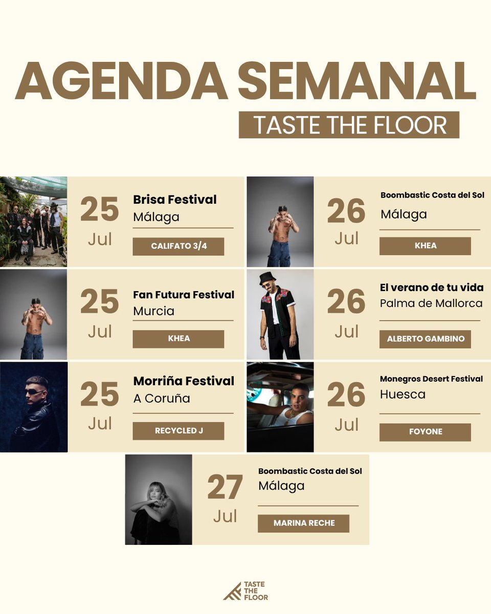 📆AGENDA TASTE📆