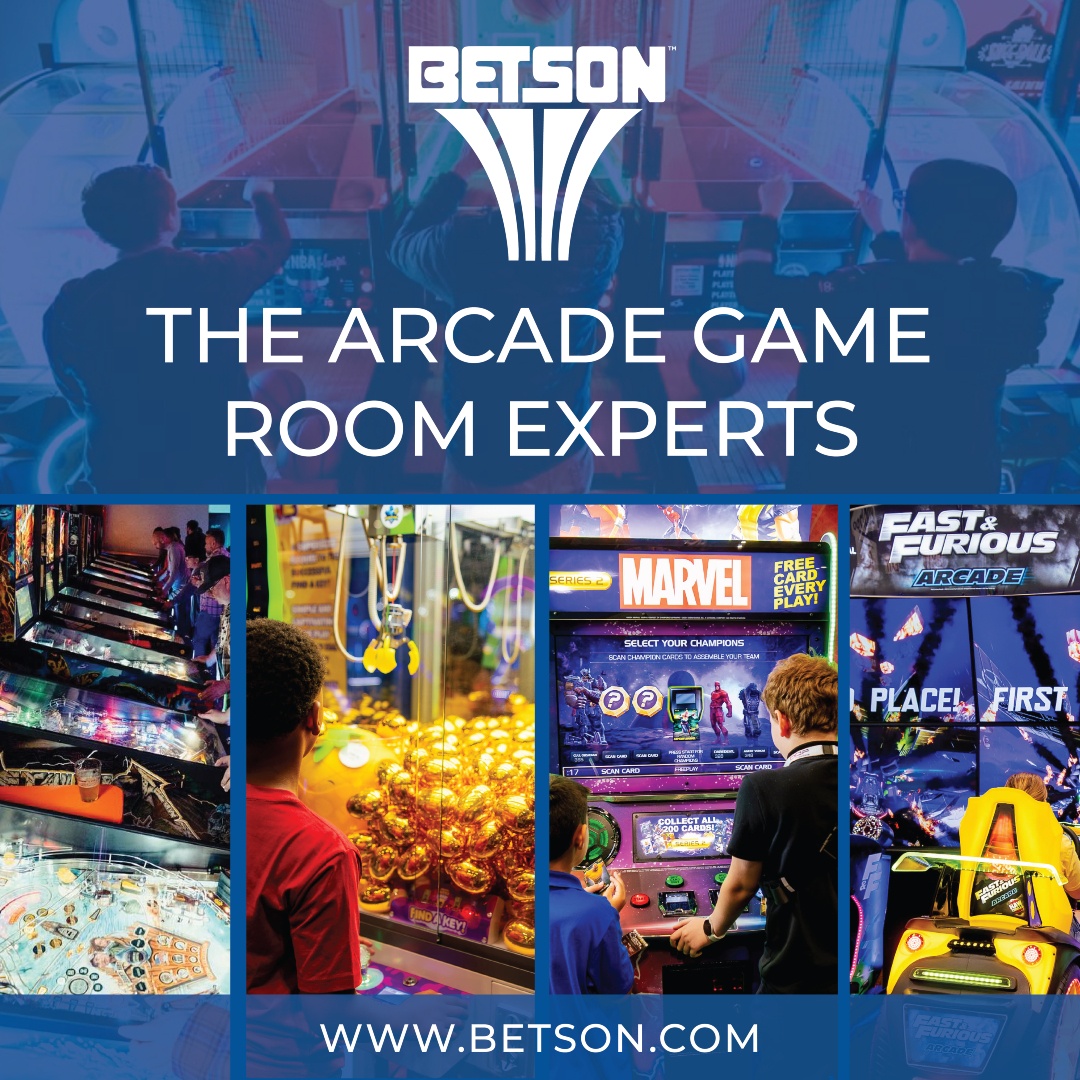 Ready to level up your entertainment space? 🎮 Look no further than Betson's arcade game room experts! Let us turn your vision into a high-earning reality! #Betson #ArcadeGames #GameRoomDesign #EntertainmentExperts #Amusement