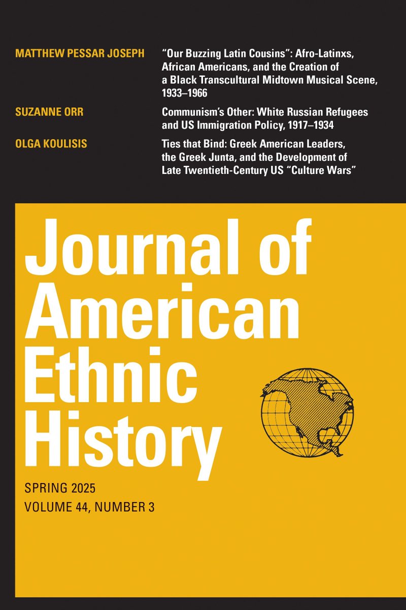 IllinoisPress's tweet image. Suzanne Orr (@kstate) examines how the United States accepted twenty thousand stateless Russian refugees between the world wars in @JournlAmEthHist 44.3. cc: @IEHS1965 scholarlypublishingcollective.org/uip/jaeh/artic…