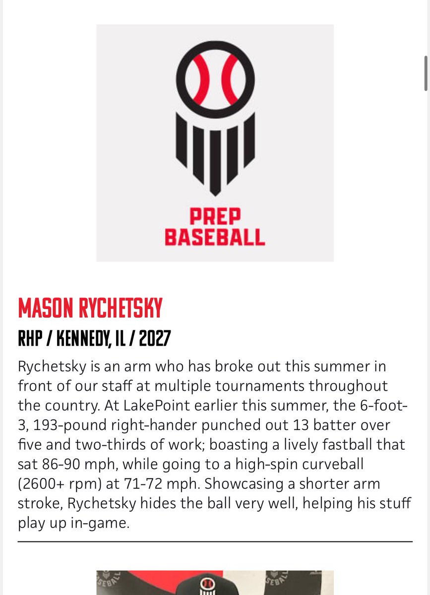 Thank you <a href="/PrepBaseballIL/">Prep Baseball Illinois</a> for the positive writing! 

I cannot wait to get onto the field with the rest of Team Illinois