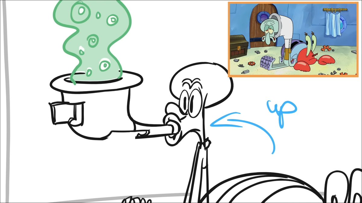 MinusNichi's tweet image. I was watching SpongeBob storyboards when...