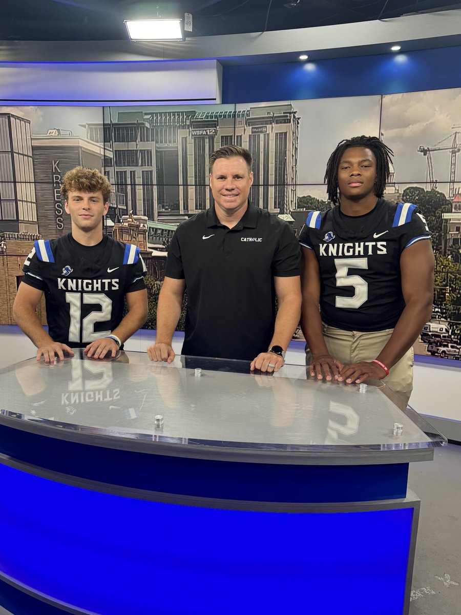 MCPKnightsFB's tweet image. 🎥 Live from WSFA 12 Studios
⚔️2025 WSFA Sports Media Days
🔵@wsfa12sports @RosieLangello
#EPE