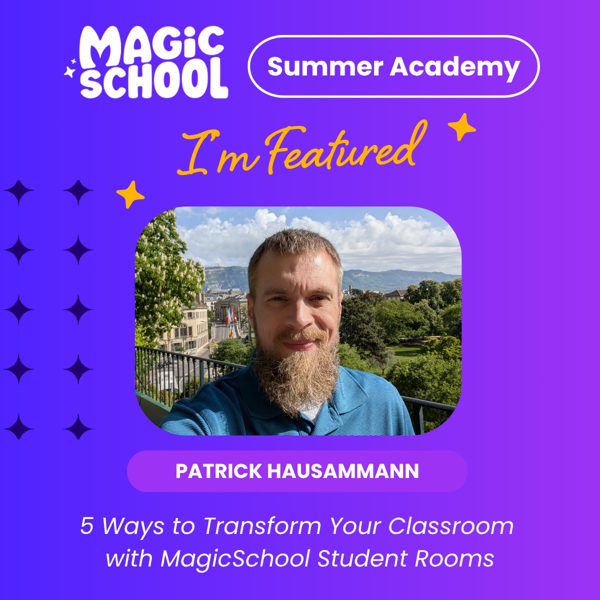 Have you checked out the @MagicSchoolAI Summer Academy? My session about Student Rooms is featured among other great professional learning content!

magicschool.ai/magicschool-ac…