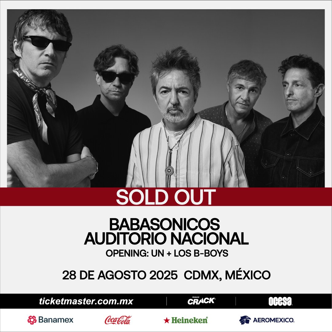 AUDITORIO NACIONAL 
SOLD OUT
28.08.2025
CDMX