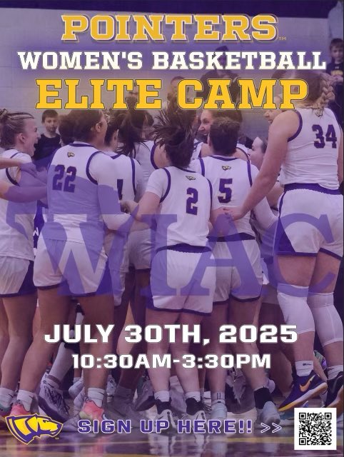 UWSPWBB's tweet image. 🚨LESS THAN 1️⃣0️⃣ SPOTS LEFT🚨

Join us in late July for some #JUICE🧃

🟣 10:30–12:00 Practice like a Pointer
🟡 12:00–1:00 Lunch in Debot Dining
🟣 1:00–1:30pm Video &amp;amp; FT Clinic
🟡 1:30–3:30pm Competition &amp;amp; Games

Sign ✏️ up 🔜: athletics.uwsp.edu/sports/2009/2/…

💜 #Pointers 💛 #JUICE 🧃