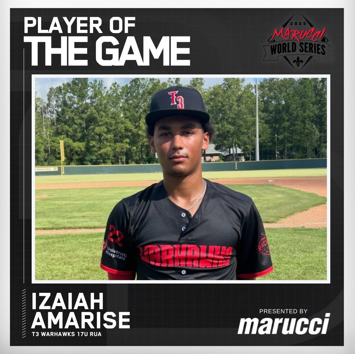 2D Sports Louisiana (@2dsportsla) on Twitter photo ⭐️Player of the Game⭐️
Izaiah Amarise (<a href="/IzaiahAmarise/">izaiah Amarise</a>)
T3 17U Warhawks - Rua
#MWS25
@maruccisports ⭐️Player of the Game⭐️
Izaiah Amarise (<a href="/IzaiahAmarise/">izaiah Amarise</a>)
T3 17U Warhawks - Rua
#MWS25
@maruccisports