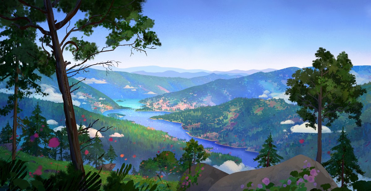 godonnellart's tweet image. Another painting inspired by a recent trip to Gerês